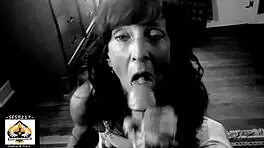 hot granny swallows a big juicy load