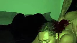 fucked her wet pussy all night long with passionate creampie.