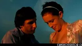 great babe rides cock outdoor in public