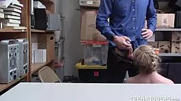 Perfect Tits Girl Thief Athena Rayne Gets Punished Hard