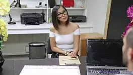 Petite asian gives head and rides with high definition fingering masturbation hardcore handjob 😍