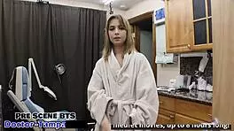 Dr tampa - the unapparent trap - daisy bean as petite teen nurse with patient in florida hospital backstage