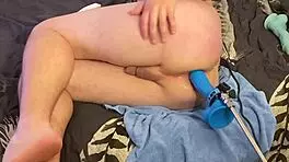 Teen Gets Fucked By Machine In Anal Session