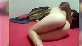 Sol Megan Fire Shakes Her Skinny Redhead Ass For Worship In Bedroom Bed