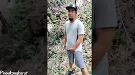 Outdoor Blowjob With Wet Pussy Creampie