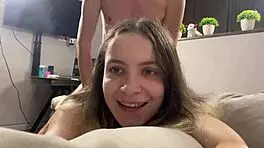 My Stepsisters Crazy Student Costume Seduces Me So Much That I Cant Resist Creaming In Her Ass