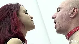 skinny petite dominating old professor in bdsm