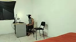 something dark is happening at the young 18+ stepbrothers house one of them fucks his stepsister while the other plays virtual reality the slut enjoys it intensely