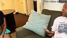 Black study slut prepares for cock tutoring