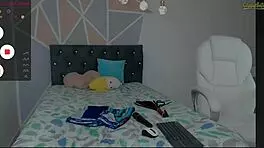 Latina hot teen gets anal assfucking on webcam!