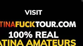 First date rough fucking petite Latina with braces