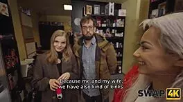 Swap4k veronica leal seduced a young bisexual chick and her boyfriend was cuckolding