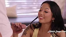 Asian Girl Begs To Lose Virginity With Ryan Driller And Gia Dibella