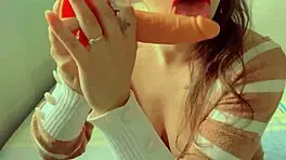 Girl Uses Dildo In Anal Masturbation! Do You Want To Fuck Me?