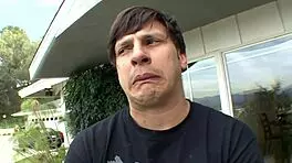 Horny 19 Year Old Brunette Gets Powerful Creampie In Shaved Pussy