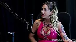 Intense best moments of Julia Fontanelli in preliminares podcast with Bia Hot part 2