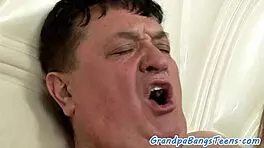 sweet teen rides and blows oldmans cock