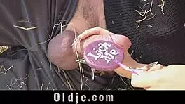 Slutty Countryside Girl Sucking And Fucking Farmers Dick