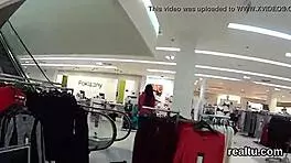 Striking Czech Cutie Seduced In Mall