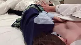 She Straddles And Inserts Cock!