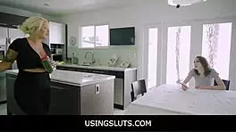 Teen step daughter is freeuse sex toy for step dad