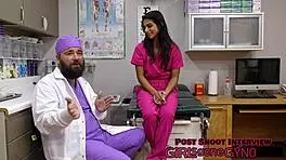 tampa university entrance physical with misty addams spreading her pussy