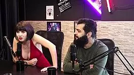 Lady Snow and Lord Kenobi's sensual cast moments in sheer red 😏