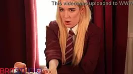 British Student Does Upskirt J.O.I.!