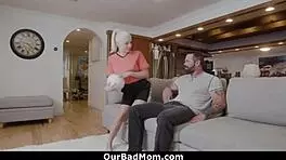 a proper stepfamily threesome in the living room - ourbadmom