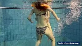 horny girls: 'let's strip each other in the pool'