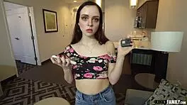 Kinky family spied on stepsis aliya brynn fucked her