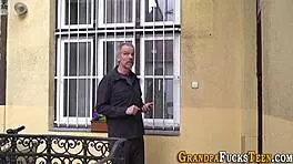 Young teen receives pussy creampie in high definition hardcore scene