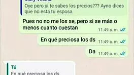 doña mary undresses when her husband goes away