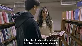 he met her at the library