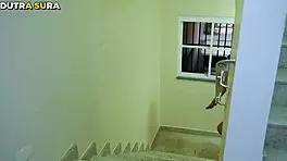 I spotted my friend's guy lounging on the sofa and couldn't resist filming our hot encounter to share with my partner