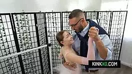 skinny teen 18+ ballerina myra moans fucks with the director just to get the role in a play