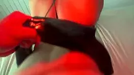 latina with beautiful round ass doing great twerk on big cock