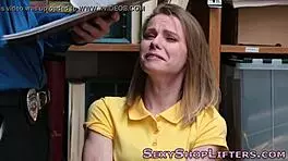 i got caught shoplifting and sprayed with cum