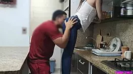 Approaching Her in the Kitchen