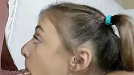 Blonde teen gia derza gets a massage and seduces an older guy for her first time