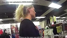 Glamorous czech teen gets seduced in supermarket and reamed in pov