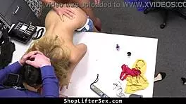 Kimora quinn shoplifter punished with blowjob and rough fucking