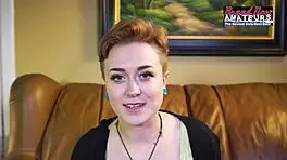 petite tattooed blonde micah deepthroats big cock swallows cum