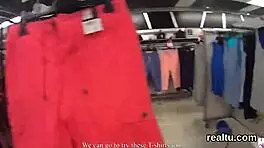 Glamorous czech teen gets seduced in supermarket and reamed in pov