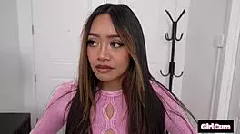 Client Takes Control of Jade Kimiko's Tight Cunt