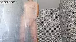 I had a very hot and sensual shower with my beautiful latina babe 😘