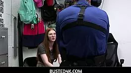 Employee Jane Rogers Caught by Officer Billy Boston and Punished Intensely