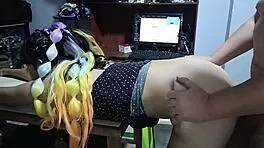 Secretary applies for job and boss fucks her to secure the position