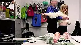 Surprising Office Encounter With Dildo Thief