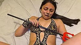 Halloween llego y en forma de sexo muy duro - facial cumshot